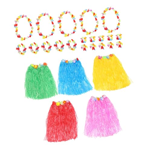 Supvox 1Satz Hawaii Strohrock Für Halloween Partys Luau Strandfeiern Und Fotoshootings Blumenkränze Und Verschiedenen Farben Supvox 1Satz Hawaii Strohrock Für Halloween Partys Luau Strandfeiern Und Fotoshootings Blumenkränze Und Verschiedenen Farben von Supvox