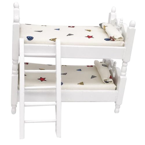 Supvox Miniatur-etagenbett Für Puppenhaus Im Maßstab 112 Mini-möbel Puppen Etagenbett Spielzeug Schlafzimmer- Supvox Miniatur-etagenbett Für Puppenhaus Im Maßstab 112 Mini-möbel Puppen Etagenbett Spielzeug Schlafzimmer- von Supvox