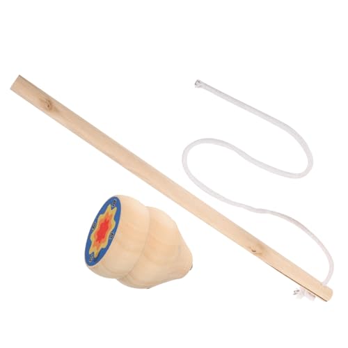 Supvox 1Satz Holz Gyro Traditioneller Mit Kreatives Fidget Für Trainiert Hand Auge Koordination Nostalgisches Design Naturfarbe Für Spielspaß von Supvox