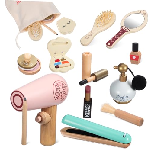 Supvox 1Satz Holz Make Up Spielzeugset Für Reichhaltigem Zubehör Sicher Und Langlebig Für Ab Jahren Kreatives Rollenspiel Kosmetik Set Für Weihnachten Supvox 1Satz Holz Make Up Spielzeugset Für Reichhaltigem Zubehör Sicher Und Langlebig Für Ab Jahren Kreatives Rollenspiel Kosmetik Set Für Weihnachten von Supvox