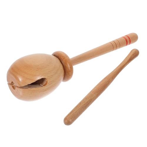 Supvox 1Satz Holz Schlaginstrument für Musikinstrument mit Mallet für Kreative und Lernaktivitäten Sicher und Kompakt für Kleine Hände Fördert Konzentration von Supvox