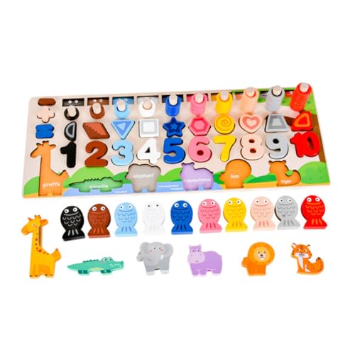 Supvox 1Satz Holzpuzzle Für Motive Pädagogisches Kreativität Und Farberkennung Sicheres Langlebiges Holzmaterial Für Jungen Und Ab Supvox 1Satz Holzpuzzle Für Motive Pädagogisches Kreativität Und Farberkennung Sicheres Langlebiges Holzmaterial Für Jungen Und Ab von Supvox