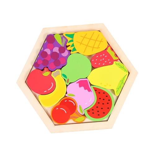 Supvox 3D-Puzzle-Set Für Kleinkinder Pädagogisches Form-Matching-Spielzeug Für Jungen Und Mädchen Im Alter Von 1–3 Jahren Lernspielzeug Für Kleinkinder von Supvox