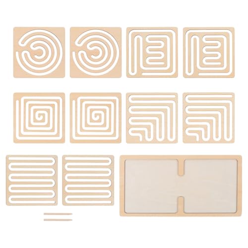 Supvox 1Satz Holzpuzzle für Erwachsene Gehirnspielzeug Feinmotorik Konzentration und Ganzheitlichen Gehirnentwicklung für Büro und Zuhause von Supvox