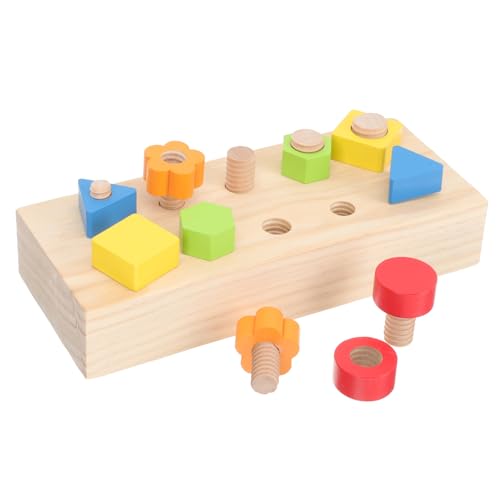 Supvox 1Satz Holzschrauben Kreatives Frühes Bildungsspielzeug für Farbenfrohes Schraubenspielzeug Fantasie und Motorischen Fähigkeiten für Kleine Supvox 1Satz Holzschrauben Kreatives Frühes Bildungsspielzeug für Farbenfrohes Schraubenspielzeug Fantasie und Motorischen Fähigkeiten für Kleine von Supvox