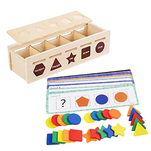 Supvox 1Satz Holzspielzeug Montessori für Lernspielzeug zur Farben und Formsortierung Fördert Feinmotorik und Logisches für Jungen und Ab Jahr Teiliges Supvox 1Satz Holzspielzeug Montessori für Lernspielzeug zur Farben und Formsortierung Fördert Feinmotorik und Logisches für Jungen und Ab Jahr Teiliges von Supvox