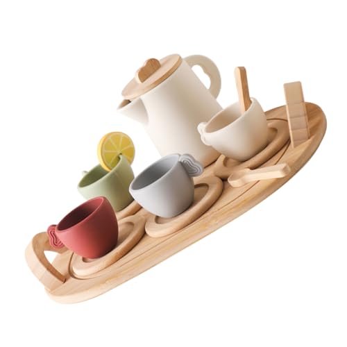 Supvox 1Satz Holzspielzeug Teegeschirr Set Tassen Für Rollenspiele Zubehör Für Spielküchen Und Fantasievolles Jungen Supvox 1Satz Holzspielzeug Teegeschirr Set Tassen Für Rollenspiele Zubehör Für Spielküchen Und Fantasievolles Jungen von Supvox