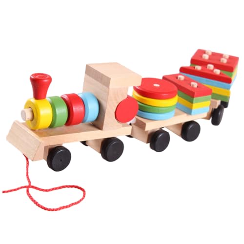 Supvox 1Satz Holzspielzeug Zug Für Lustiges Teilige Blockspielzeug Zum Ziehen Fördert Farben Und Formenlernen Sicheres Material Für Geburtstage Und Neujahr Supvox 1Satz Holzspielzeug Zug Für Lustiges Teilige Blockspielzeug Zum Ziehen Fördert Farben Und Formenlernen Sicheres Material Für Geburtstage Und Neujahr von Supvox