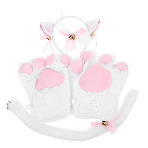 Supvox 1Satz Katzenkostüm Requisiten Teilig Mit Katzenohren Stirnband Fliege Katzenpfotenhandschuhen Für Cosplay Halloween Und Partys Supvox 1Satz Katzenkostüm Requisiten Teilig Mit Katzenohren Stirnband Fliege Katzenpfotenhandschuhen Für Cosplay Halloween Und Partys von Supvox