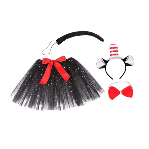 Supvox 1Satz Katzenkostüm Set Für Damen Rotes Und Weißes Kostüm Mit Katzenohren Stirnband Halloween Und Karneval Einheitliche Supvox 1Satz Katzenkostüm Set Für Damen Rotes Und Weißes Kostüm Mit Katzenohren Stirnband Halloween Und Karneval Einheitliche von Supvox