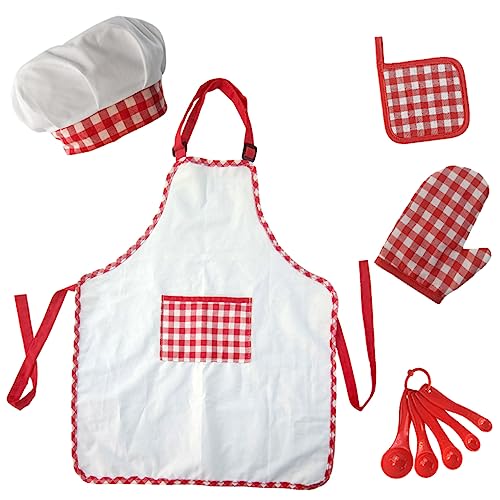 Supvox 1Satz Kinderschürzen Mit Chef Hut Für Kleinkinder Teiliges Kochzubehör Für Junge Und Jungen Für Kreative Und Rollenspiele Strapazierfähig Und Verstellbar Supvox 1Satz Kinderschürzen Mit Chef Hut Für Kleinkinder Teiliges Kochzubehör Für Junge Und Jungen Für Kreative Und Rollenspiele Strapazierfähig Und Verstellbar von Supvox