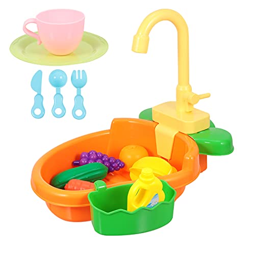 Supvox 1Satz Kinderspielzeug Küchenspüle Mit Wasserfunktion Teiliges Küchenutensilien Playset Für Rollenspiele Fördert Kreativität Supvox 1Satz Kinderspielzeug Küchenspüle Mit Wasserfunktion Teiliges Küchenutensilien Playset Für Rollenspiele Fördert Kreativität von Supvox