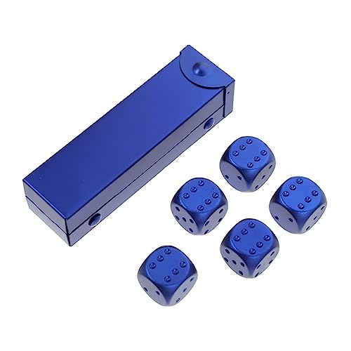Supvox 1Satz Kleine Aus Aluminiumlegierung Exquisite Handwerkswürfel Für Partys Bars Und Zuhause Leicht Und Tragbar Für Freunde Und Familie von Supvox