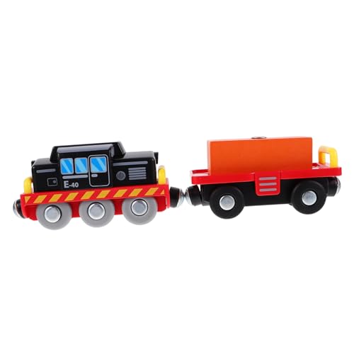 Supvox 1Satz Kreatives Zugspielzeug Für Plastischer Zug Mit Farbigen Gütern Für Frühkindliche Entwicklung Kompatibel Mit Eisenbahnspielzeug Für Jungen von Supvox