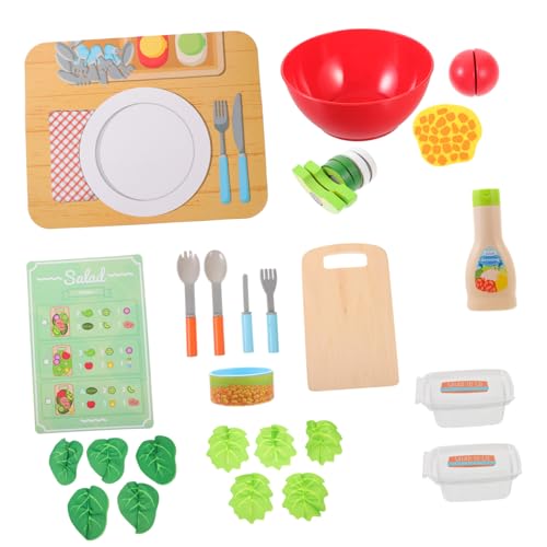 Supvox 1Satz Küchen Spielset Für Holzspielzeug Lebensmitteln Kognitives Rollenspiel Für Kleinkinder Farbenfrohe Gemüse Und Salatzubereitung Fördert Kreativität Supvox 1Satz Küchen Spielset Für Holzspielzeug Lebensmitteln Kognitives Rollenspiel Für Kleinkinder Farbenfrohe Gemüse Und Salatzubereitung Fördert Kreativität von Supvox