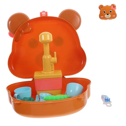 Supvox 1Satz Küchen Spielzeugset Mit Kleiner Waschmaschine Und Wasserfunktion Teiliges Für Fördert Die Eltern Interaktion Sicher Und Langlebig Spielküche von Supvox
