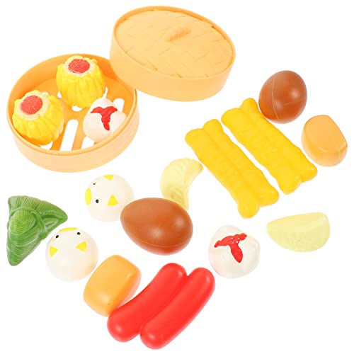 Supvox 1Satz Küchenspielzeug Simulierte Frühstücksmodelle Mit Dampfnudeln Und Snacks Teiliges Für Kreatives Der Spielküche von Supvox