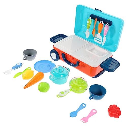 Supvox 1Satz Küchenutensilien Spielzeugset Kreatives Rollenspielzeug Für Spielküchen Zubehör Im Praktischen Koffer Kognitives Für Fantasievolles Supvox 1Satz Küchenutensilien Spielzeugset Kreatives Rollenspielzeug Für Spielküchen Zubehör Im Praktischen Koffer Kognitives Für Fantasievolles von Supvox
