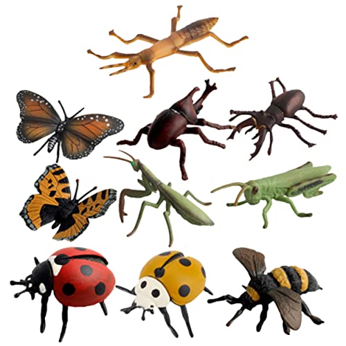 Supvox 1Satz Künstliches Insektenspielzeug Teiliges Kunststoff Insektenmodell Für Kognitive Requisite Im Sandtisch Landschaftsbau Pädagogisches Lernspielzeug Für Realistische von Supvox