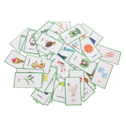 Supvox 1Satz Lernkarten Für Kleinkinder Farben Formen Englisch Alphabet Karten Für Vorschulkinder Spielkarten Sprachentwicklung Lernspielzeug von Supvox