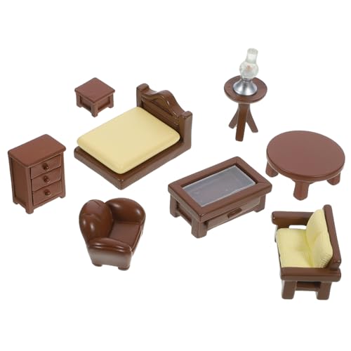 Supvox 1Satz Maßstab Mit Nachttisch Miniaturschrank Sofa Bett Couchtisch Rundtisch Und Teetassen Puppenhaus Zubehör Supvox 1Satz Maßstab Mit Nachttisch Miniaturschrank Sofa Bett Couchtisch Rundtisch Und Teetassen Puppenhaus Zubehör von Supvox