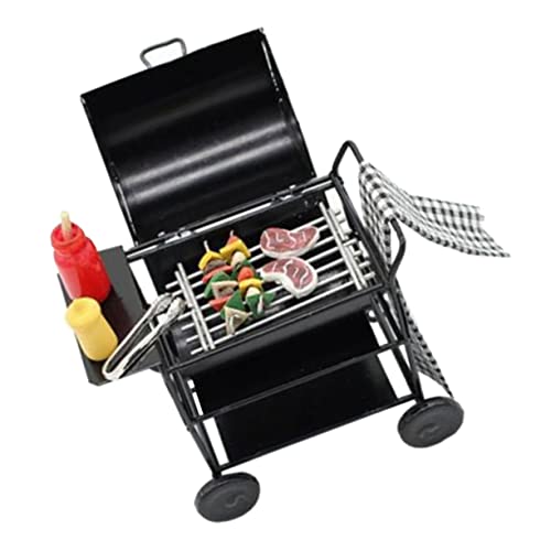 Supvox 1Satz Mini BBQ Wagen Für Puppenhaus Realistisches Zubehör Mit Miniaturlebensmitteln Für Kreative Spielwelten Und Fantasievolles Supvox 1Satz Mini BBQ Wagen Für Puppenhaus Realistisches Zubehör Mit Miniaturlebensmitteln Für Kreative Spielwelten Und Fantasievolles von Supvox