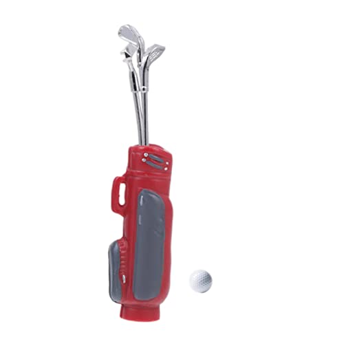 Supvox 1Satz Mini Golf Set Für Puppenhaus Mit Golfschlägern Und Unregelmäßigen Golfbällen Dekorationsspielzeug Für Mini Und Puppenhaus Golf Accessoire von Supvox