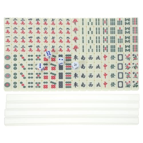 Supvox 1Satz Mini Mahjong Set Tragbares Chinesisches Mahjong Set für Unterwegs Teile Leichte Spielsteine Partys und Reisen Kompaktes Design für Zuhause und Unterwegs Supvox 1Satz Mini Mahjong Set Tragbares Chinesisches Mahjong Set für Unterwegs Teile Leichte Spielsteine Partys und Reisen Kompaktes Design für Zuhause und Unterwegs von Supvox