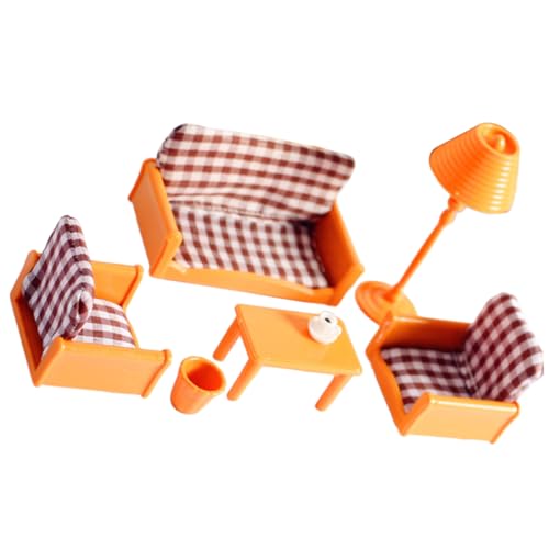 Supvox 8-teiliges Miniatur-puppenhaus-möbel-Set Realistische Miniatur-möbel-Sets Für Jungen Und Mädchen Spielzeug- von Supvox