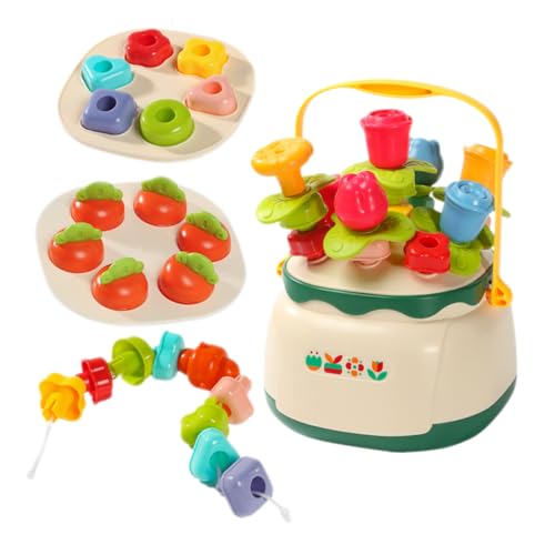Supvox 1Satz Montessori Blumenkorb Fädelspiel Sortierspiel Für Kompaktes Pädagogisches Holzspielzeug Konzentration Und Logischem Supvox 1Satz Montessori Blumenkorb Fädelspiel Sortierspiel Für Kompaktes Pädagogisches Holzspielzeug Konzentration Und Logischem von Supvox