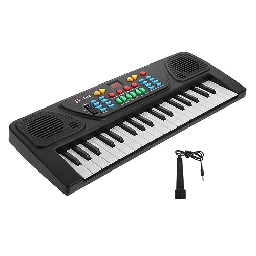Supvox Multifunktionale Elektronische Orgel Mit 37 Tasten Für Jungen Und Mädchen Pädagogisches Musikinstrument Spielzeugmikrofon Für Kinder von Supvox