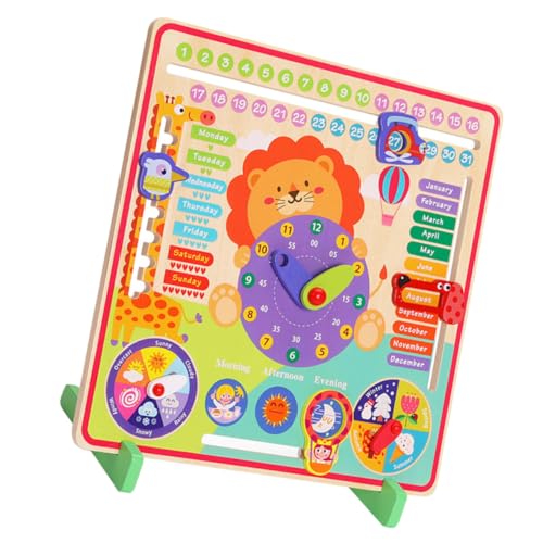 Supvox 1Satz Multifunktionales Holzspielzeug Für Lernuhr Mit Umweltfreundlicher Farbe Zur Frühen Bildung Fördert Kognitive Fähigkeiten Und Saisonales Lernen Jungen Supvox 1Satz Multifunktionales Holzspielzeug Für Lernuhr Mit Umweltfreundlicher Farbe Zur Frühen Bildung Fördert Kognitive Fähigkeiten Und Saisonales Lernen Jungen von Supvox