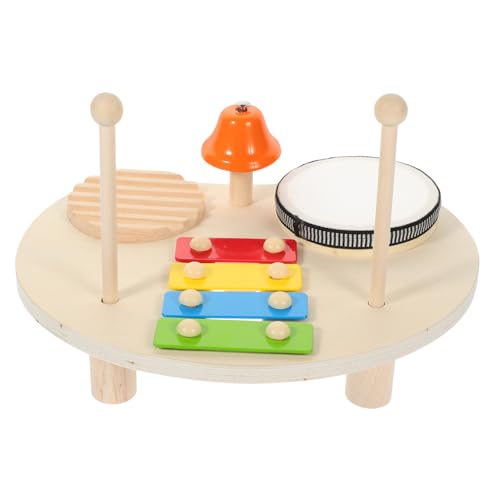 Supvox 1Satz Musikinstrument Lernspielzeug Aus Multifunktionales Xylophon Mit Trommel Für Fördert Musikalität Und Hand Auge Koordination Für Drinnen Und Draußen von Supvox