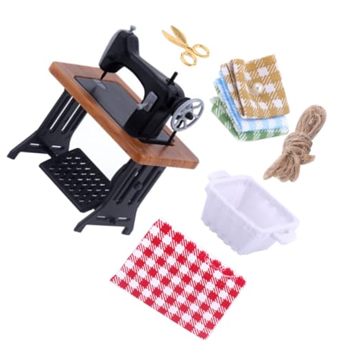 Supvox 1Satz Nähmaschine Für Puppenhaus Teiliges Puppenhauszubehör Vintage Nähmaschine Modell Dekoration Für Tiny House Puppenmöbel Und Nähzubehör Supvox 1Satz Nähmaschine Für Puppenhaus Teiliges Puppenhauszubehör Vintage Nähmaschine Modell Dekoration Für Tiny House Puppenmöbel Und Nähzubehör von Supvox