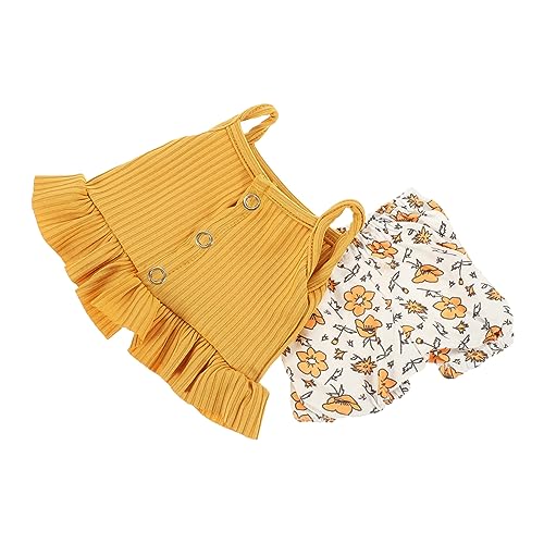 Supvox 1Satz Puppen Outfit Teiliges Puppenkleid mit Shorts und Oberteil für Puppen Dekoratives Miniaturkleid Stilvolles Puppenkostüm für Leicht Supvox 1Satz Puppen Outfit Teiliges Puppenkleid mit Shorts und Oberteil für Puppen Dekoratives Miniaturkleid Stilvolles Puppenkostüm für Leicht von Supvox
