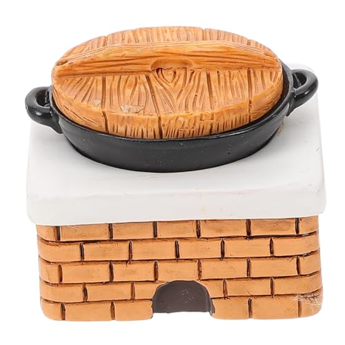 Supvox Puppenhaus Möbel Set Miniatur Herd Kit Topf Deckel Für Küche Decor von Supvox