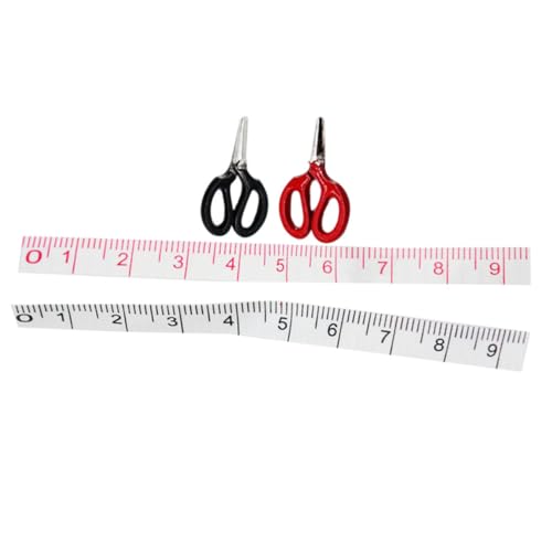 Supvox Mini Scherenlineal Set Realistisches Miniatur Scherenlineal Für Mini Zubehör von Supvox
