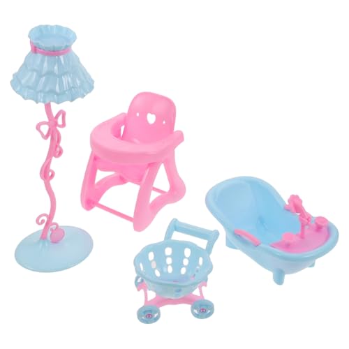 Supvox 1Satz Puppenhaus Spielzeugset Teiliges Set mit Babybadewanne Einkaufswagen Hochstuhl und Tischlampe für Kreatives Rollenspiel und Interaktive Lernmöglichkeiten Supvox 1Satz Puppenhaus Spielzeugset Teiliges Set mit Babybadewanne Einkaufswagen Hochstuhl und Tischlampe für Kreatives Rollenspiel und Interaktive Lernmöglichkeiten von Supvox