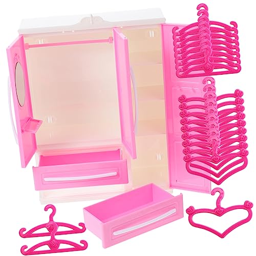Supvox 1Satz Puppenschrank mit Kleinen Kleiderbügeln und Herzförmigen Hängern für Kreative Gestaltung von Puppenhäusern und Dekoration Supvox 1Satz Puppenschrank mit Kleinen Kleiderbügeln und Herzförmigen Hängern für Kreative Gestaltung von Puppenhäusern und Dekoration von Supvox