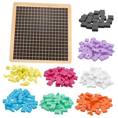 Supvox 1Satz Puzzle aus Holz für Lehrreiches Kreativität und Geschicklichkeit für Jungen und Ab Jahr Montessori mit Tierischen Motiven Supvox 1Satz Puzzle aus Holz für Lehrreiches Kreativität und Geschicklichkeit für Jungen und Ab Jahr Montessori mit Tierischen Motiven von Supvox