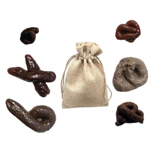 Supvox 1Satz Realistisches Fake Poo Teiliges Scherzspielzeug für Halloween Kreative Streichideen für Partys Flexibles TPR Material für Badezimmer von Supvox