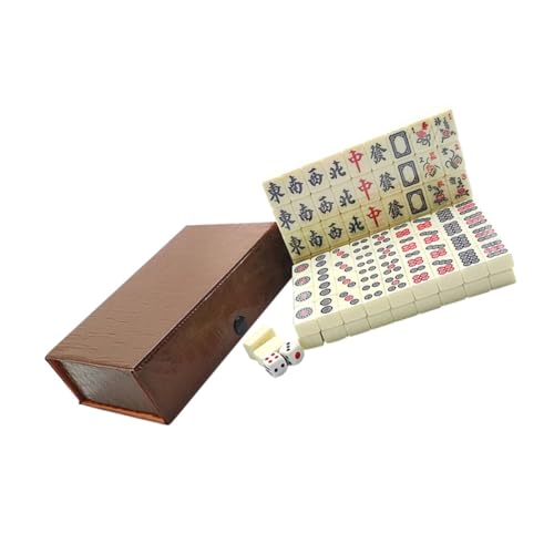 Supvox 1Satz Reise Mahjong Tragbares Mahjong Für Camping Und Freizeit Fliesen Für Partys Und Familienspiele Leicht Und Langlebig Supvox 1Satz Reise Mahjong Tragbares Mahjong Für Camping Und Freizeit Fliesen Für Partys Und Familienspiele Leicht Und Langlebig von Supvox