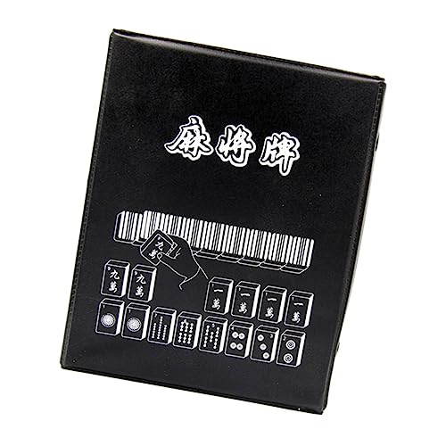 Supvox 1Satz Reisespiel Mahjong Tragbares Interaktives Brettspiel Für Unterwegs Fliesen Perfektes Für Partys Familienfeiern Und Reisen Langlebiges Design Spaß von Supvox