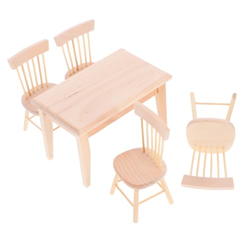 Supvox 1Satz Retro Sitzmöbel Für Kreative DIY Projekte Zubehör Für Dekoration Und Stabil Und Leicht Holzverzierung Holzmaserung Farbe Variabel von Supvox