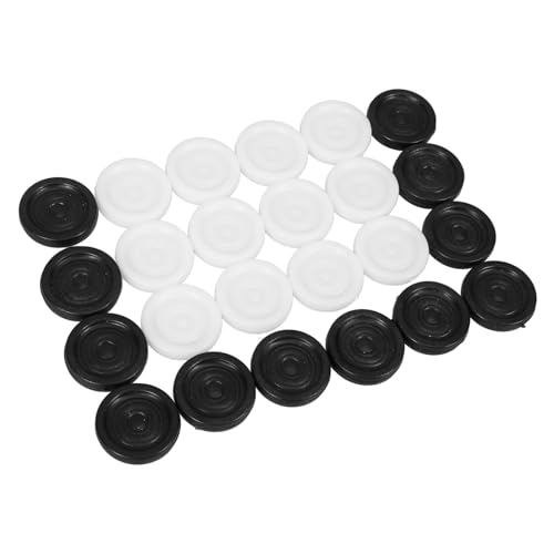 Supvox 1Satz Schachfigurenset aus Kunststoff für Brettspiele Leicht und Kompakt für Dame und Perfektes Zubehör für Unterricht und Bastelprojekte von Supvox