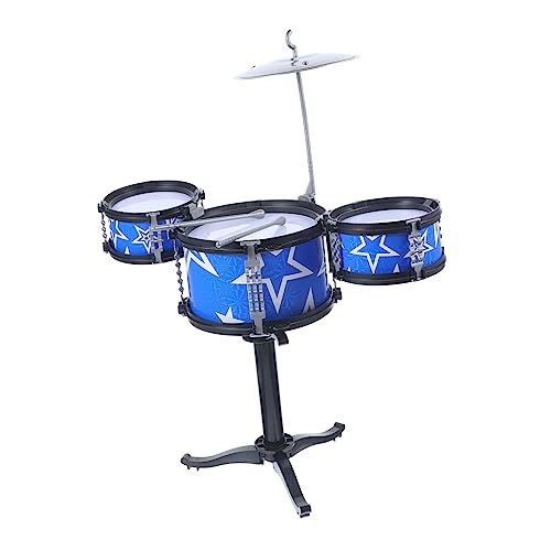 Supvox 1Satz Schlagzeug Set Interaktives Percussion Instrument Für Jungen Und Simulationsschlaginstrument Mit Mikrofoneffekt Und Drumsticks Sicheres Material Für Endlosen von Supvox