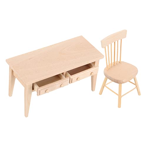 Supvox 1Satz Schreibtischstuhl und Modell Dekoratives für Kinderzimmer und Mikro Landschaften Hochwertiges Verschleißfestes Design von Supvox