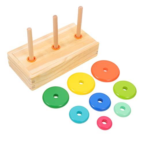 Supvox 1Satz Stackbare Ringspielzeuge für Kleinkinder Lagiges Holzspielzeug Kognitiven Fähigkeiten Form und Farberkennung Hand Augen Koordination Supvox 1Satz Stackbare Ringspielzeuge für Kleinkinder Lagiges Holzspielzeug Kognitiven Fähigkeiten Form und Farberkennung Hand Augen Koordination von Supvox