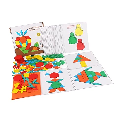 Supvox 1Satz Tangram Holzspielzeug Für Pädagogisches Kreativität Formen Sicheres Material Für Lernspiele Und Spannende Bunt Und Langlebig von Supvox