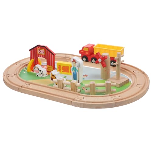 Supvox 1Satz Teiliges Holzspielzeug Für Kleinkinder Mit Bunten Tieren Und Gleisen Pädagogisches Für Ab Monaten Kreatives Konstruktionsspielzeug Supvox 1Satz Teiliges Holzspielzeug Für Kleinkinder Mit Bunten Tieren Und Gleisen Pädagogisches Für Ab Monaten Kreatives Konstruktionsspielzeug von Supvox